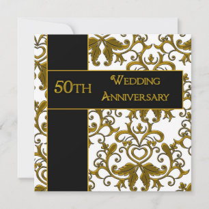50th Wedding Anniversary Invitations