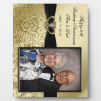 50th Wedding Anniversary Photo Plaque