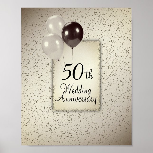 50th Wedding Anniversary  Poster (Front)