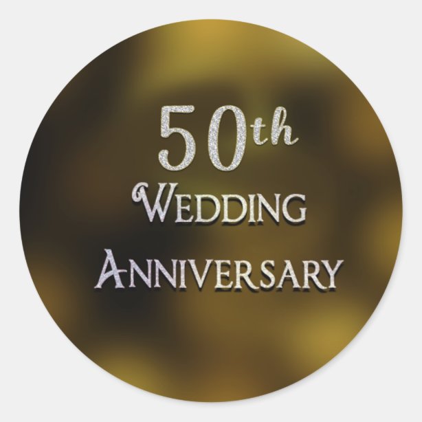 50th Anniversary Stickers | Zazzle AU