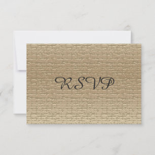 50th Wedding Anniversary RSVP Cards, Gold