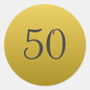 50th Wedding Anniversary Stickers