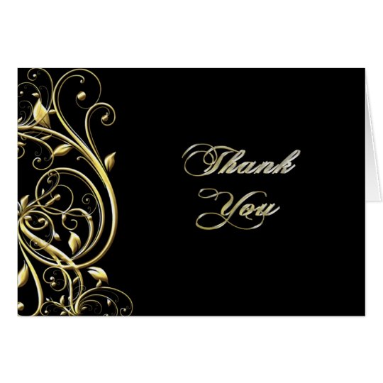 50th Wedding Anniversary Thank You Note Card