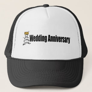 50th wedding anniversary trucker hat