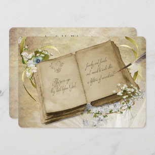 50th Wedding Anniversary Vintage Vow Renewal Invitation