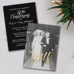 50th Wedding Anniversary with Photo - We Still Do Invitation<br><div class="desc">An elegant yet modern design with a new saying on one side and the invitation information on the second side.</div>