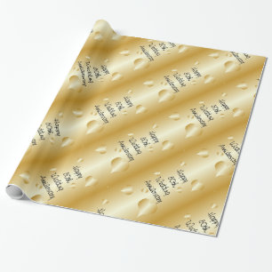 50th Wedding Anniversary Wrapping Paper