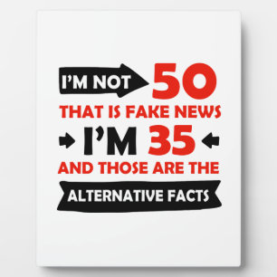 50th year old birthday gifts plaque