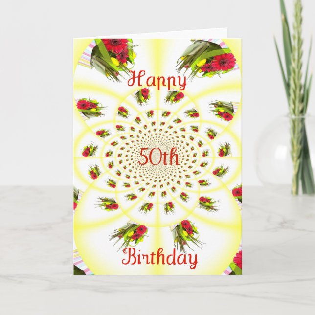 50thbirthday card (Front)