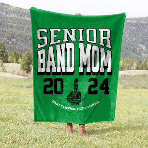 50x60 School Band Senior Mum Stadium Fleece Blanket