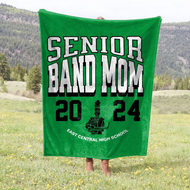 50x60 School Band Senior Mum Stadium Fleece Blanket (Creator Uploaded)