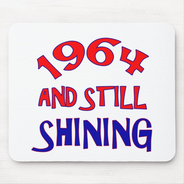 50years Old birthday designs Mouse Pad (Front)