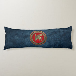 [510] Assyrian Winged Bull - Gold Lamassu Body Cushion