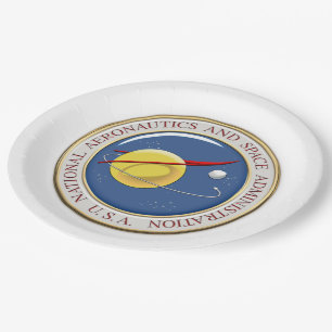 [510] NASA Emblem [3D] Paper Plate