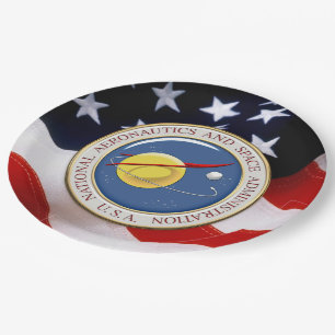 [510] NASA Emblem [3D] Paper Plate