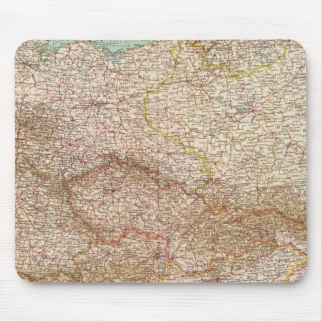 5152 Germany, Poland, Czechoslovakia Mouse Pad (Front)
