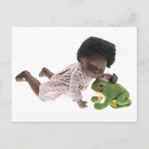 519 Sasha Cara Black Baby Postkarte Postcard