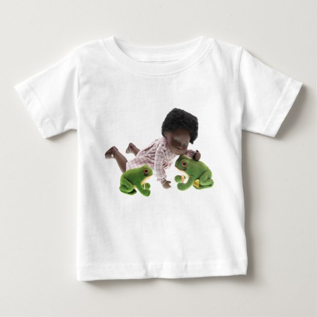 519 Sasha Cara Black Baby T-Shirt (Front)