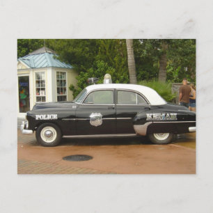 '51 Chevrolet Police Car Postcard