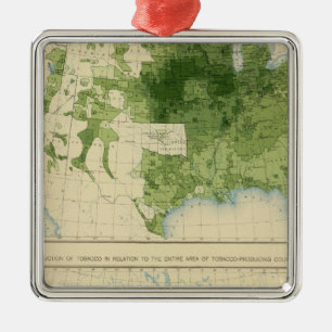 51 Grains, tobacco 1890 Metal Tree Decoration