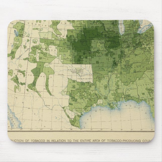 51 Grains, tobacco 1890 Mouse Pad (Front)