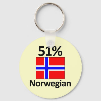 51% Norwegian Key Ring