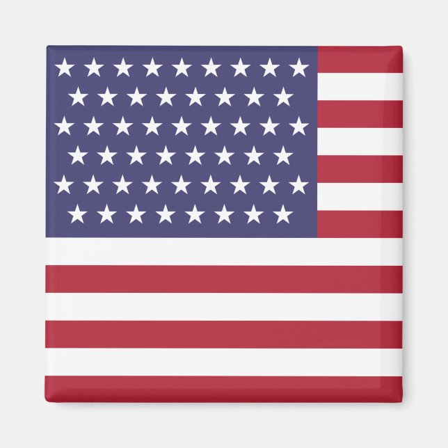 51 Star Flag of the United States of America (USA) Magnet (Front)