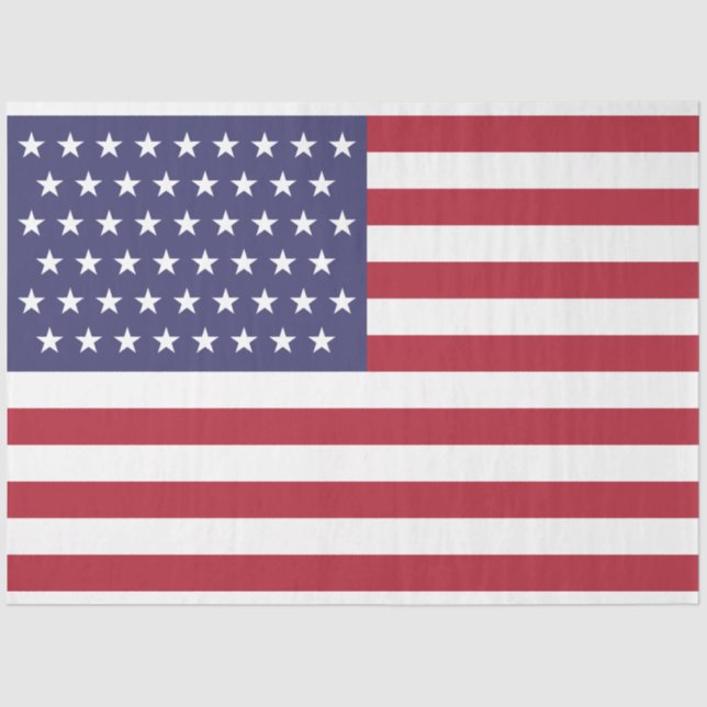 51 Star Flag of the United States of America (USA) Tissue Paper (Front)