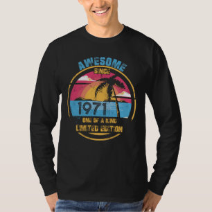 51 Year Old Awesome Since 1971 51st Birthday T-Shirt