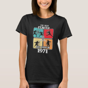 51 Year Old Fencer Fencing Sport 1971 51th Birthda T-Shirt