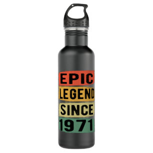 51 Years Old Bday 1971 Epic Legend 51st Birthday 710 Ml Water Bottle