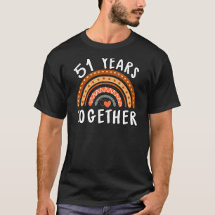 51 Years Together 51th Marriage Anniversary Husban T-Shirt