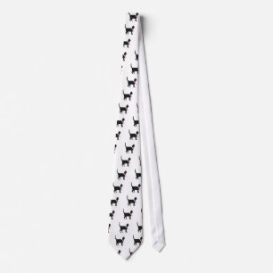 51b88 black cat pink ribbon breast cancer causes tie