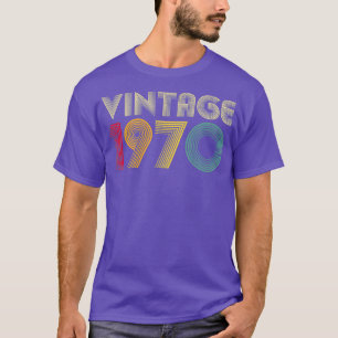 51st Birthday Vintage 1970 Men Women Mum Dad T-Shirt