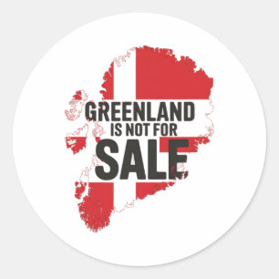 51st State Greenland Is Not For Sale Classic Round Sticker