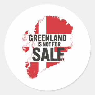 51st State Greenland Is Not For Sale Classic Round Sticker