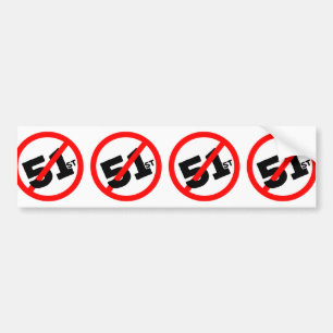 51st State No Way Bumper Sticker