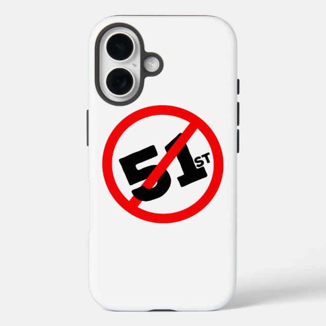 51st State No Way Case-Mate iPhone Case (Back)