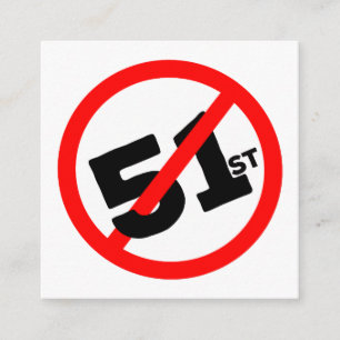 51st State No Way Enclosure Card
