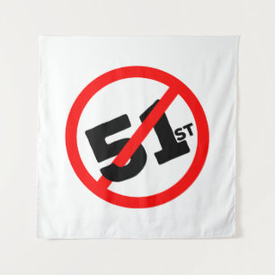 51st State No Way Tapestry