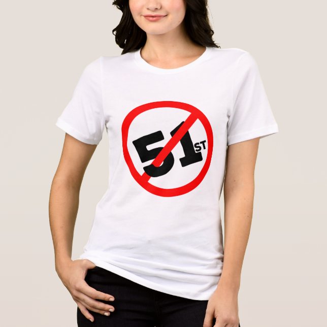 51st State No Way Tri-Blend Shirt (Front)