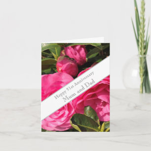 51st Wedding Anniversary  Card