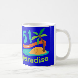 51st Wedding Anniversary Funny Gift For Her Coffee Mug