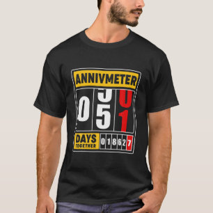 51St Wedding Anniversary S For Parents Husband Wif T-Shirt