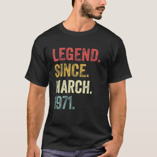 51Th Birthday Gifts 51 Years Old Legend Since Marc T-Shirt