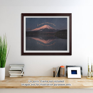 [520] Mt.Fuji – Reflections of a Scarlet Dawn Jigsaw Puzzle