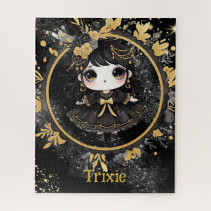 520 Pieces   Goth Girls Kawaii Chibi Cute Custom Jigsaw Puzzle