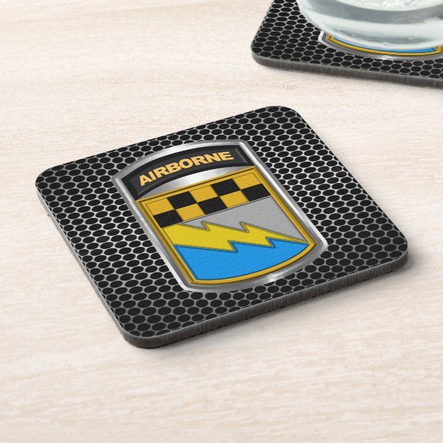 525 Military Intelligence Brigade “Airborne” Coaster (Left Side)