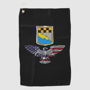 525 Military Intelligence Brigade Eagle Golf Towel