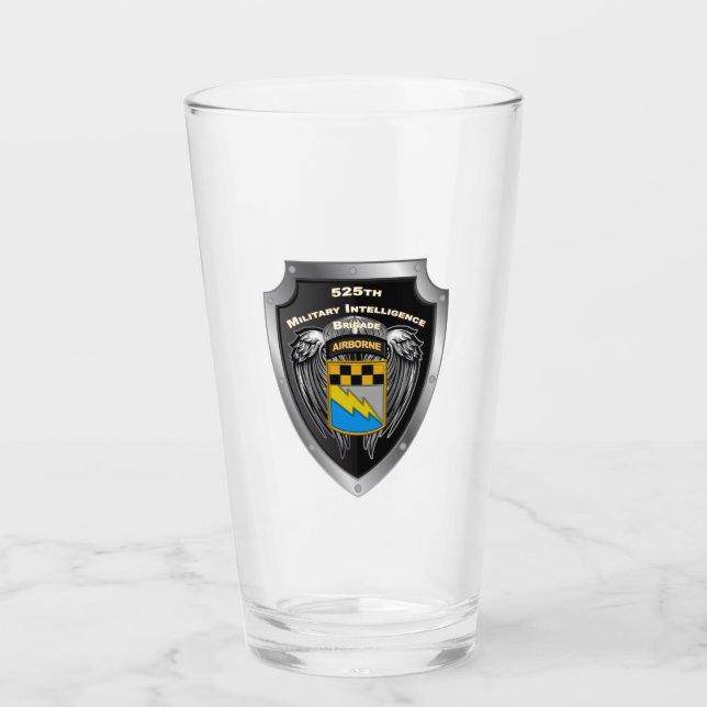 525 Military Intelligence Brigade Expeditionary Glass (Front)